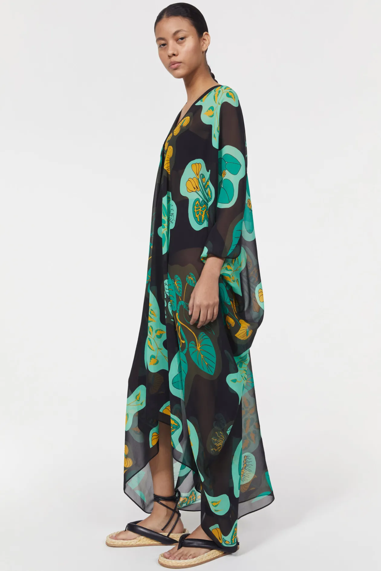 Agave Leaf Caftan Rodebjer