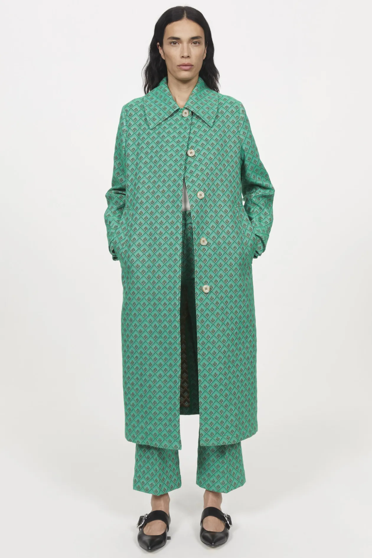 Aida Monogram Coat Rodebjer