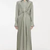 Apple Peach Twill Dress Rodebjer