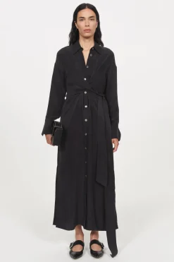Apple Peach Twill Dress Rodebjer