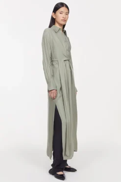 Apple Peach Twill Dress Rodebjer
