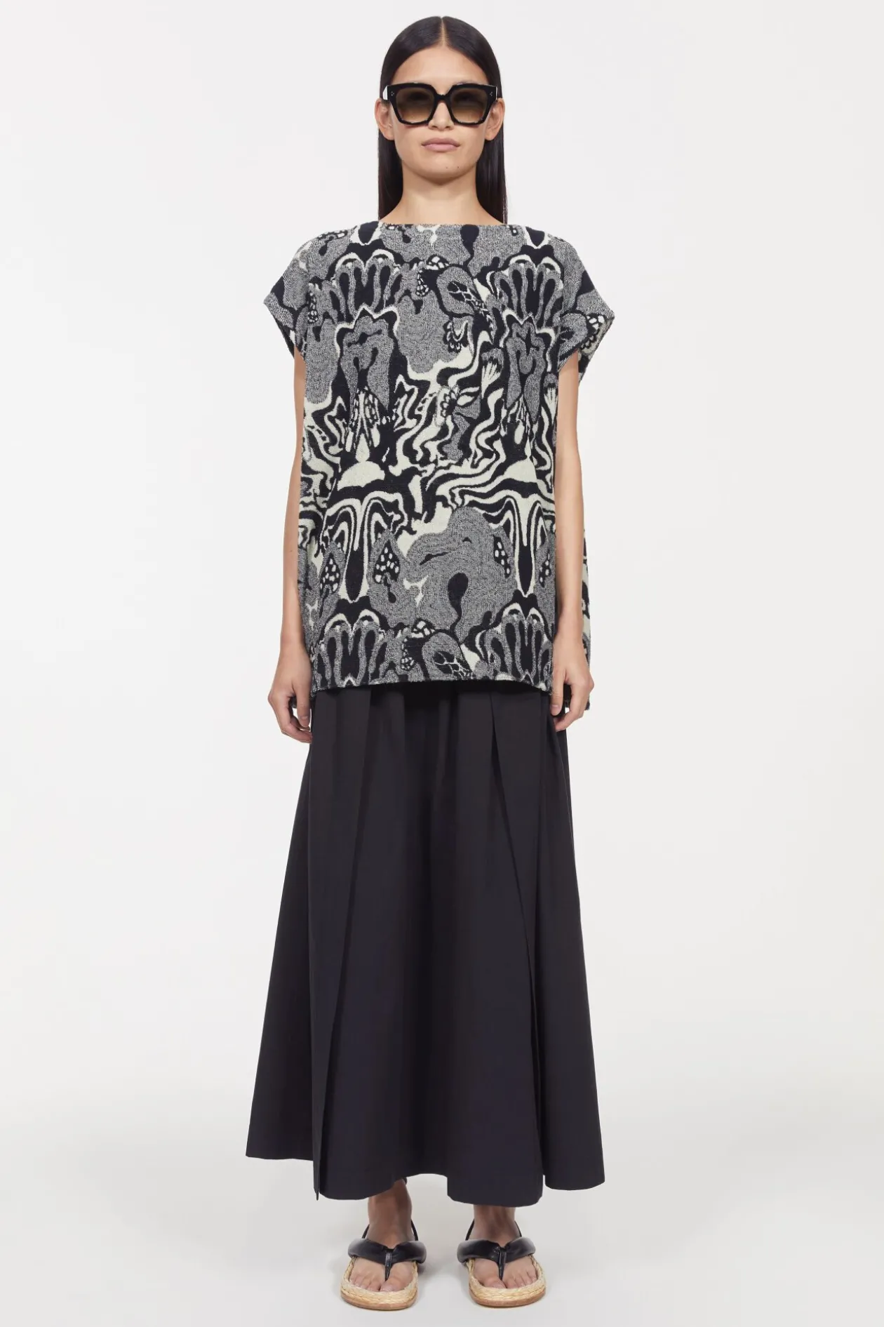 Claire Cosmic Jersey Top Rodebjer
