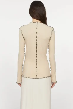 Columbina Jersey Top Rodebjer