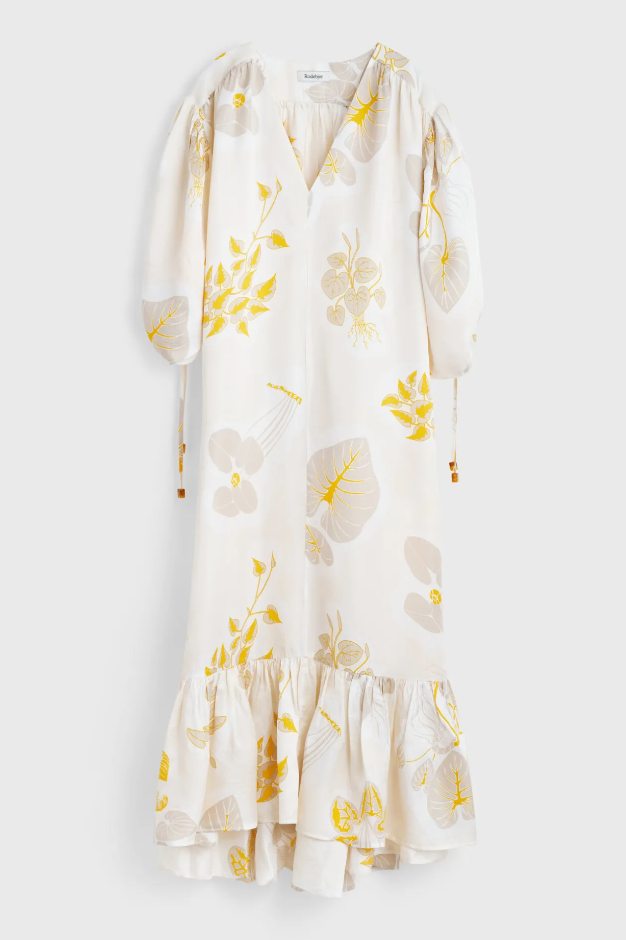 Dakota Leaf Hammered Dress Rodebjer
