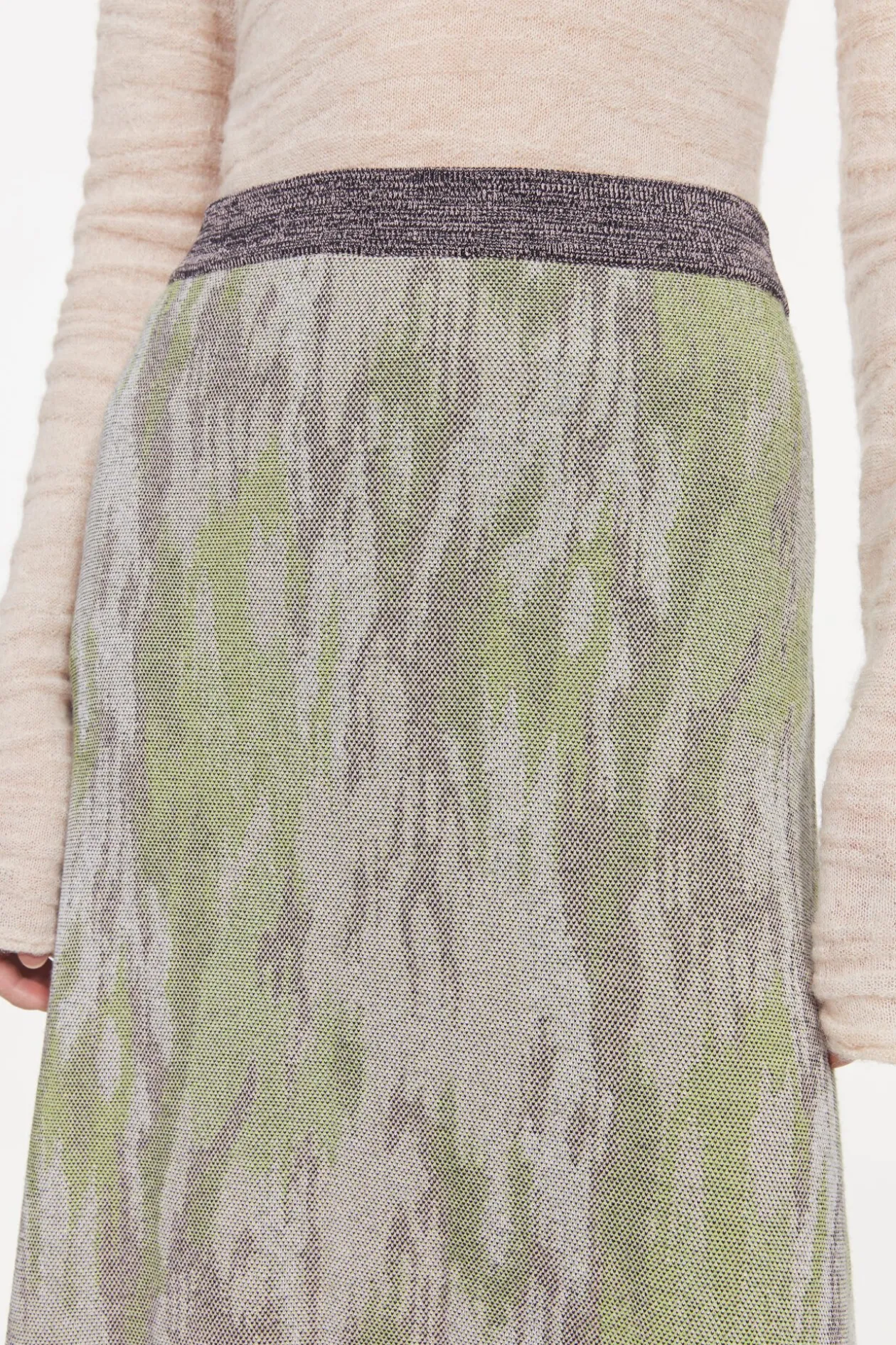 Flora Jaquard Knitted Skirt Rodebjer