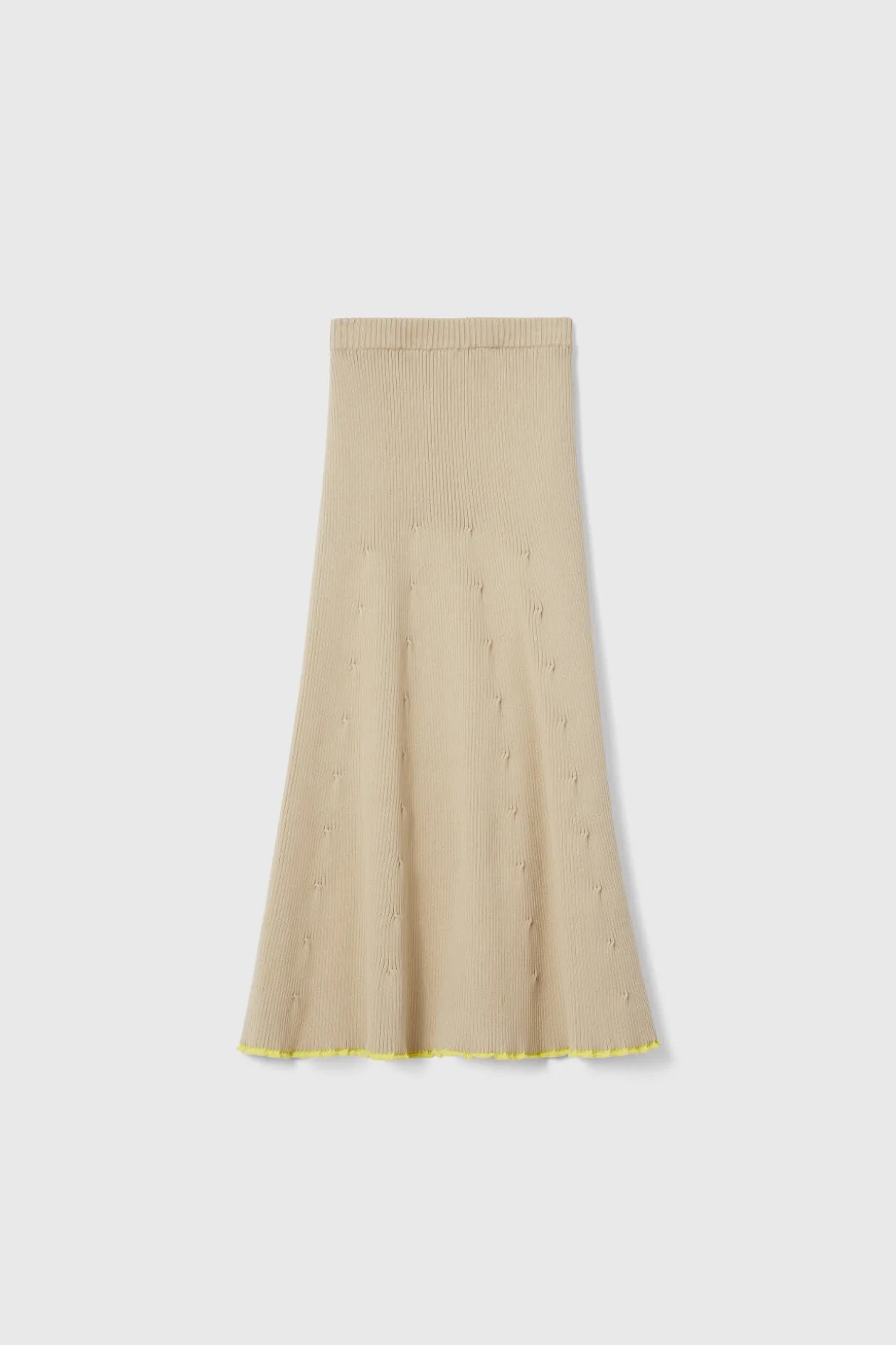 Fly Rib Knitted Skirt Rodebjer
