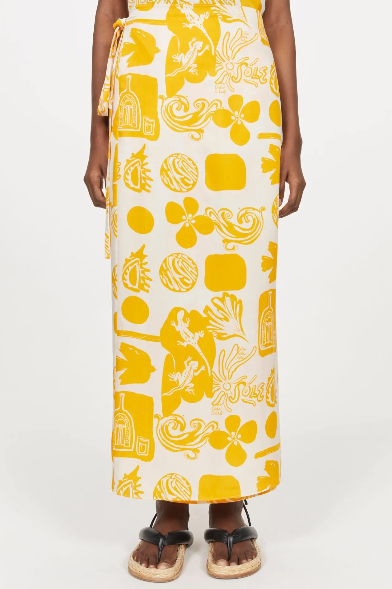 Lunata Print Skirt Rodebjer