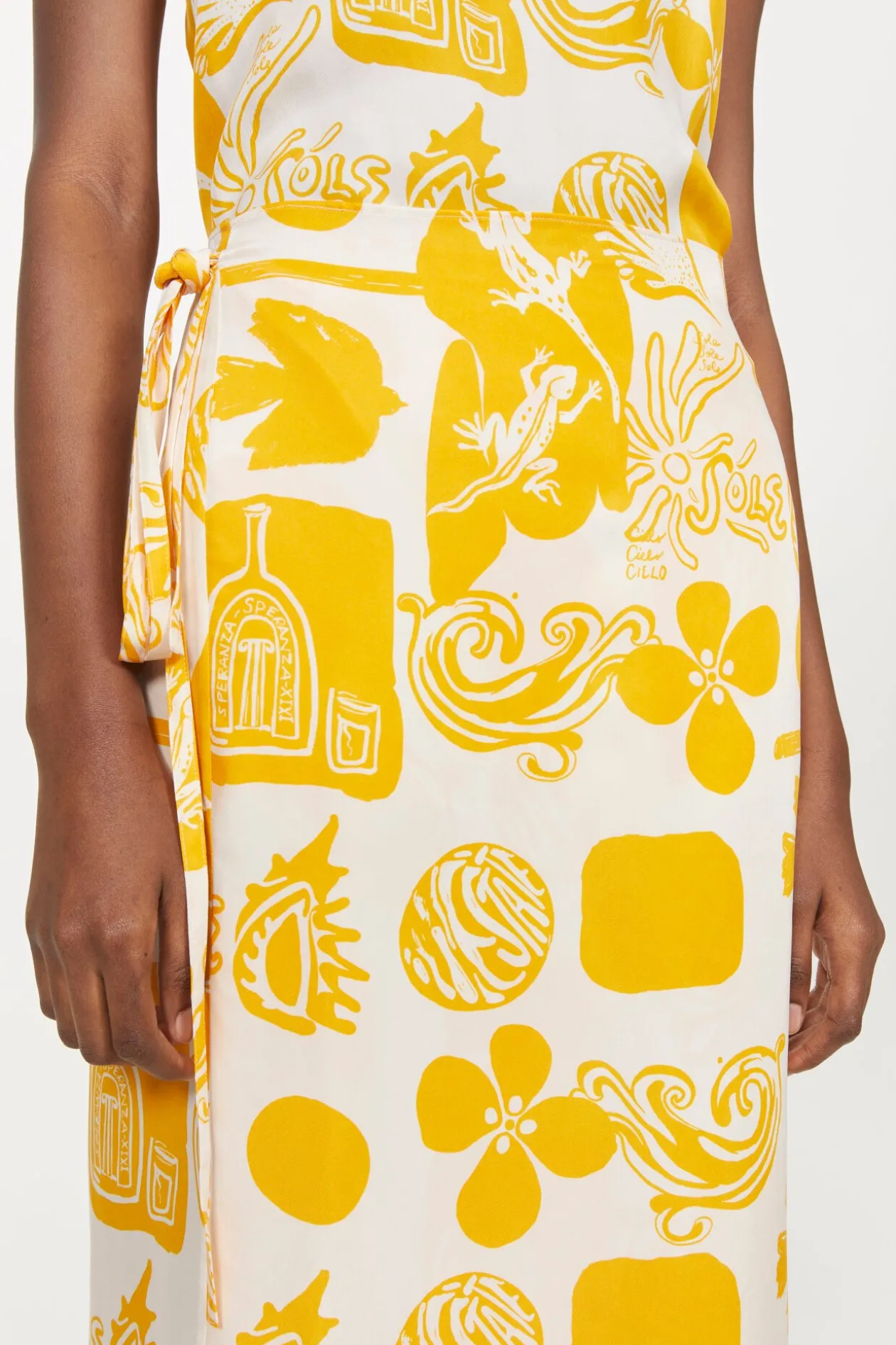 Lunata Print Skirt Rodebjer